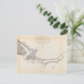 Postale Carte et profil de Canada de las Uvas (Debout devant)