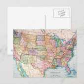 Postale Carte : États-Unis, 1905 (Devant / Derrière)