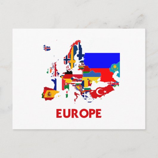 POSTALE CARTE EUROPE (Devant)