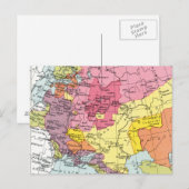 POSTALE CARTE : EXPANSION DE LA RUSSIE (Devant / Derrière)