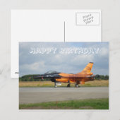 Postale Carte F-16 (Devant / Derrière)