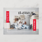 Postale Carte Faire-part de déplacement de photo personnal (Devant)
