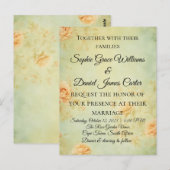 Postale carte faire-part de mariage (Devant / Derrière)