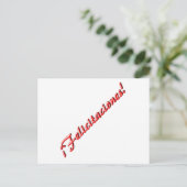 Postale Carte Félicitations (Debout devant)