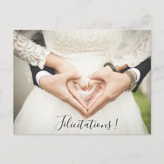 Postale Carte FÉLICITATIONS (Devant)