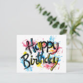 Postale Carte Félicitations (Debout devant)