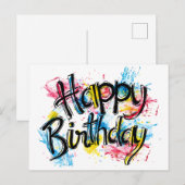 Postale Carte Félicitations (Devant / Derrière)