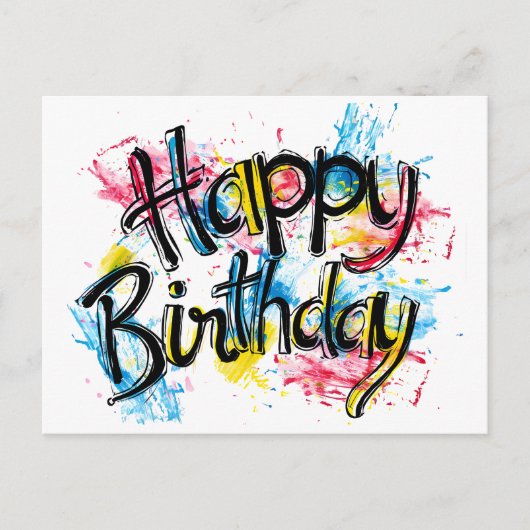 Postale Carte Félicitations (Devant)