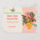 Postale Carte Félicitations (Devant)