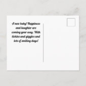 Postale Carte Félicitations Bébé, Unisex, Nouveau Arrivée, (Dos)