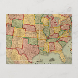 Postale Carte ferroviaire de l'Union américaine des États-