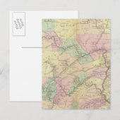 Postale Carte ferroviaire Penn (Devant / Derrière)