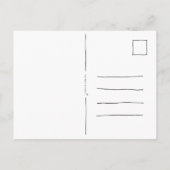 Postale Carte festive rouge et blanc de joyeux Noël avec a (Dos)