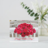 Postale Carte Fête des mères florales (Debout devant)