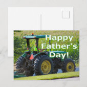 Postale carte fête des pères (Devant / Derrière)