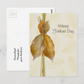 Postale Carte fête des pères - Honore-le ! (Devant / Derrière)