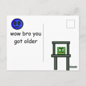 Postale Carte FF "Joyeux anniversaire" (Dos)