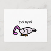 Postale Carte FF "Joyeux anniversaire" (Devant)