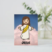 Postale Carte flash Jésus (Debout devant)