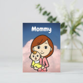 Postale Carte flash maman (Debout devant)