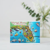 Postale Carte Florida USA (Debout devant)
