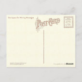 Postale Carte française d'antiquité avec dessin de chat Vi (Dos)