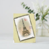 Postale Carte Fron Paris (Debout devant)