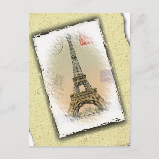 Postale Carte Fron Paris (Devant)