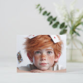 Postale Carte garçon (Debout devant)