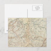 Postale Carte géographique VI (Devant / Derrière)