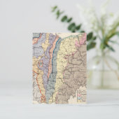 Postale Carte géologique de l'Ohio (Debout devant)