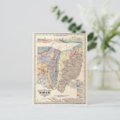 Postale Carte géologique de l'Ohio (Debout devant)