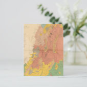 Postale Carte géologique de l'Utah (Debout devant)