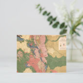 Postale Carte géologique du Colorado (Debout devant)