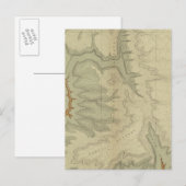 Postale Carte Géologique Du Sud (Devant / Derrière)