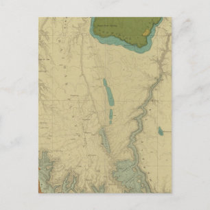 Postale Carte Géologique Montrant Le Kanab