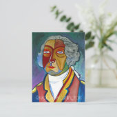 Postale Carte George Washington Post (Debout devant)