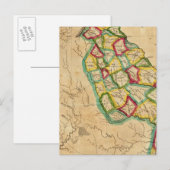 Postale Carte Géorgie (Devant / Derrière)