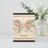 Postale Carte gériatrique 20_Maps du monde de l'antiquité (Debout devant)