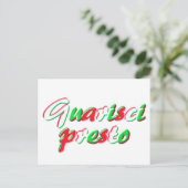 Postale Carte Get Well (Debout devant)