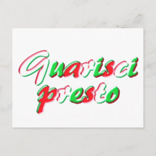 Postale Carte Get Well