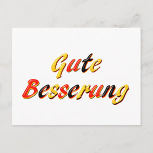 Postale Carte Get Well