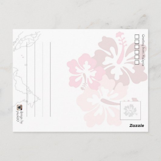 Postale Carte GF en Malaisie (Dos)