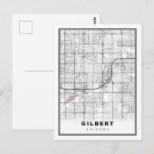Postale Carte Gilbert (Devant / Derrière)