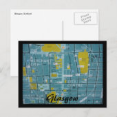 Postale carte glasgow (Devant / Derrière)