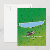 Postale Carte Glendalough Upper Lake Ireland (Devant / Derrière)