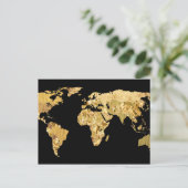 Postale Carte Gold Foil (Debout devant)