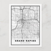 Postale Carte Grand Rapids (Devant)