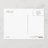 Postale carte graphique (Dos)