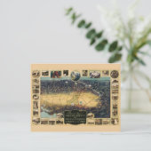 Postale Carte graphique du comté de Fresno, Californie (19 (Debout devant)